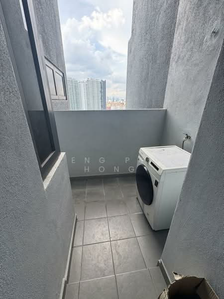 Service Residence for Rent at Aera Residence - Teng Poh Hong - Balcony - PropertyGuru.com.my