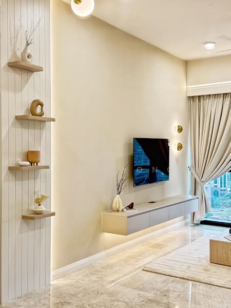 Service Residence for Rent at TRX Residences - John Yong - Living Room - PropertyGuru.com.my