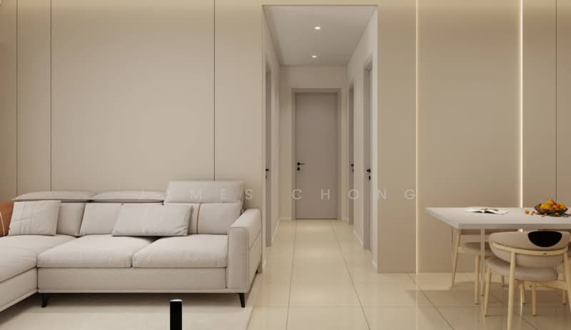 Service Residence for Sale at Conezion Residences - James Chong - Living Room - PropertyGuru.com.my