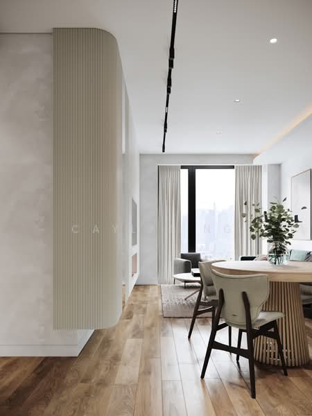 Servis Apartment untuk Dijual di Atwater : Service Residences - Caylaa Ng - Living Room - PropertyGuru.com.my