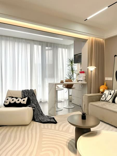 Servis Apartment untuk Dijual di Eaton Residence - Angel Ko - Living Room - PropertyGuru.com.my