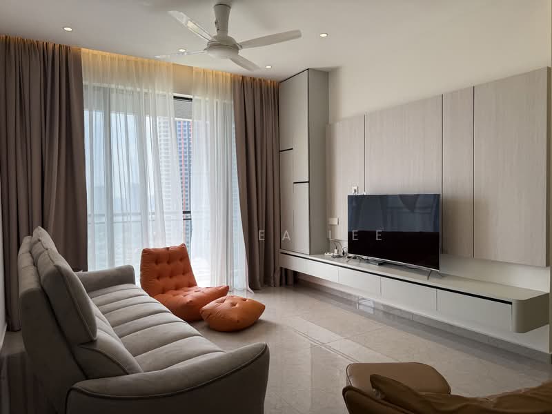 Kondominium untuk Disewa di Muze @ PICC - Andrea Lee - Living Room - PropertyGuru.com.my