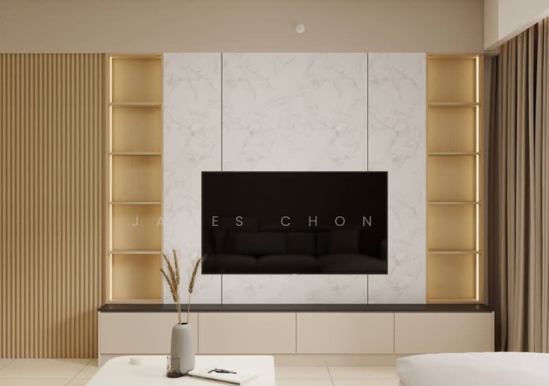 Service Residence for Sale at Emerald 9 - James Chong - Living Room - PropertyGuru.com.my