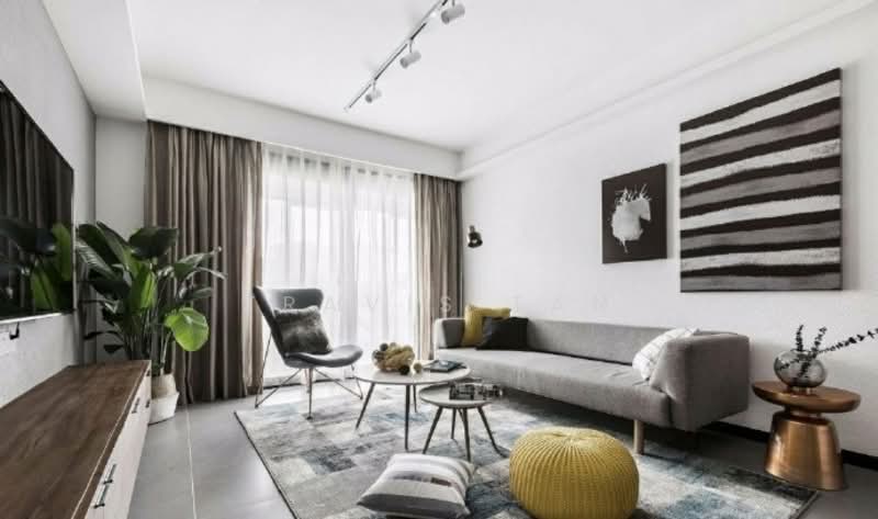 Service Residence for Sale at NewUrban - Travis Tan - Living Room - PropertyGuru.com.my