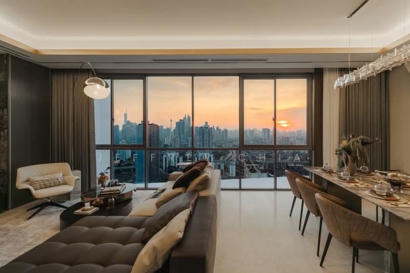 Kondominium untuk Dijual di Capella Embassy (D'Rapport Residences) - Jeffrey Chia - Living Room - PropertyGuru.com.my