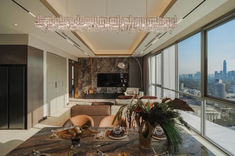 Kondominium untuk Dijual di Capella Embassy (D'Rapport Residences) - Jeffrey Chia - Living Room - PropertyGuru.com.my