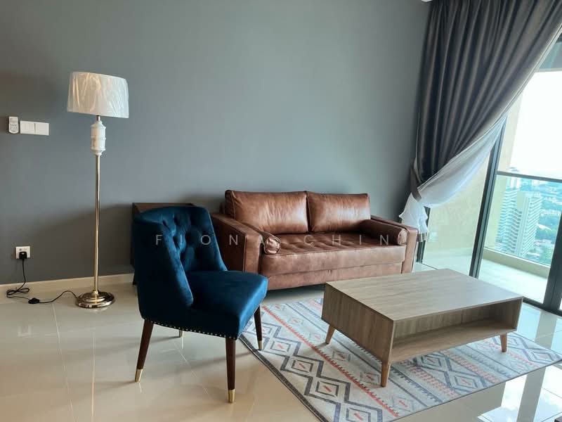 Servis Apartment untuk Disewa di Residensi Solaris Parq - Fiona Chin - Living Room - PropertyGuru.com.my
