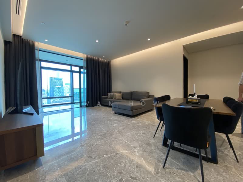 Servis Apartment untuk Disewa di Four Seasons Place - Ivan How - Living Room - PropertyGuru.com.my