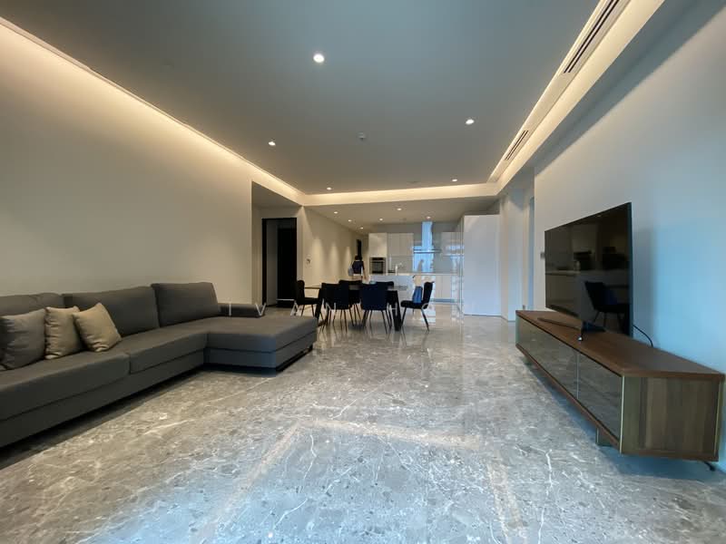 Servis Apartment untuk Disewa di Four Seasons Place - Ivan How - Living Room - PropertyGuru.com.my