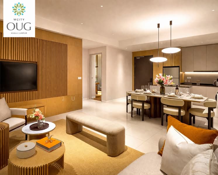 Condominium for Sale at Aras Residences - Justin Lim - Living Room - PropertyGuru.com.my