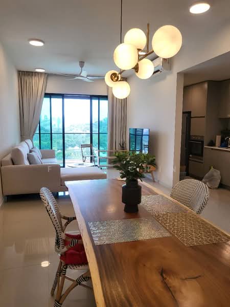 Servis Apartment untuk Disewa di Residensi Solaris Parq - Fiona Chin - Living Room - PropertyGuru.com.my