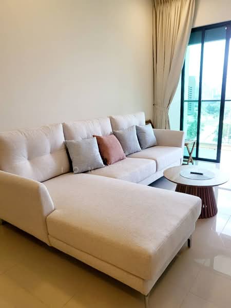 Servis Apartment untuk Disewa di Residensi Solaris Parq - Fiona Chin - Living Room - PropertyGuru.com.my