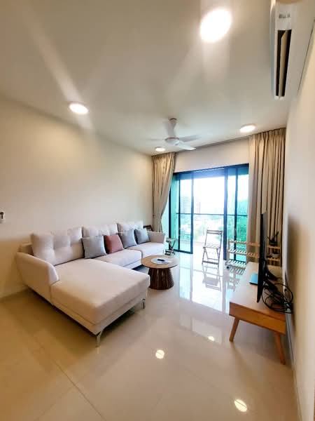 Servis Apartment untuk Disewa di Residensi Solaris Parq - Fiona Chin - Living Room - PropertyGuru.com.my