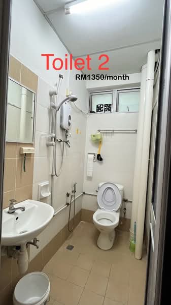 Pangsapuri untuk Disewa di Ixora Heights Apartment - Freddy Tan - Bathroom - PropertyGuru.com.my