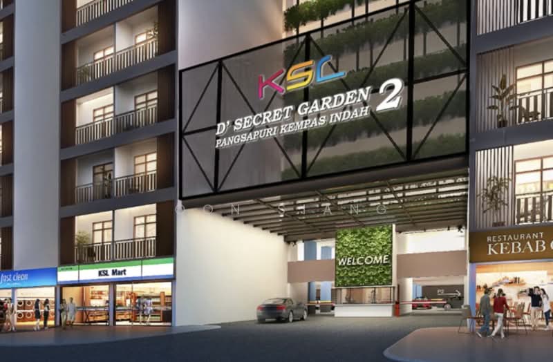 Service Residence for Sale at D'Secret Garden 2 (Pangsapuri Kempas Indah 2) - Soon Siang - Exterior - PropertyGuru.com.my