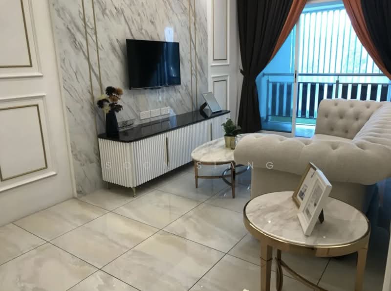 Service Residence for Sale at D'Secret Garden 2 (Pangsapuri Kempas Indah 2) - Soon Siang - Living Room - PropertyGuru.com.my