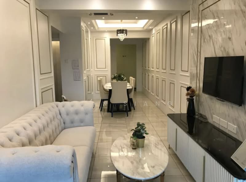 Service Residence for Sale at D'Secret Garden 2 (Pangsapuri Kempas Indah 2) - Soon Siang - Living Room - PropertyGuru.com.my