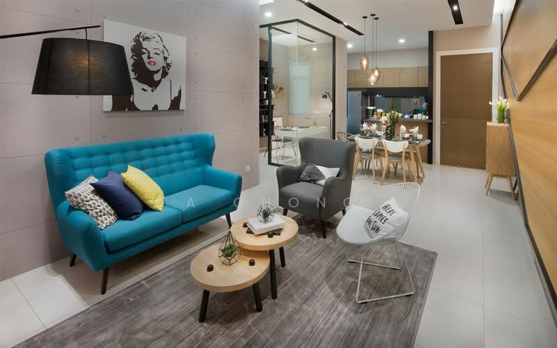 Servis Apartment untuk Dijual di Arcoris Residences - A Chong - Living Room - PropertyGuru.com.my