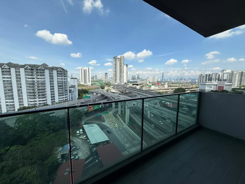 Service Residence for Sale at The Leafz @ Dedaun - Lucas Chan - Balcony - PropertyGuru.com.my