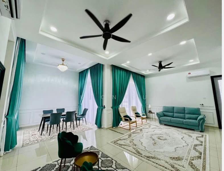 Cluster House for Sale in Taman Ekoflora (Johor Bahru) - Jackson Quah - Living Room - PropertyGuru.com.my