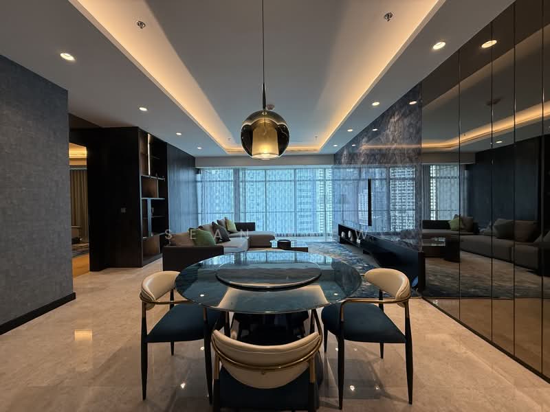 Service Residence for Rent at The Ritz-Carlton Residences - Sean Tiew - Living Room - PropertyGuru.com.my
