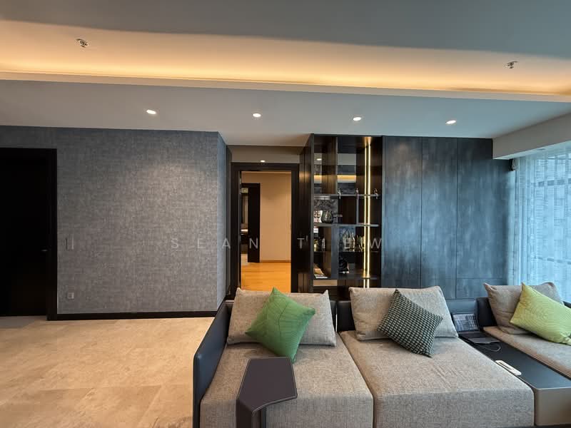 Service Residence for Rent at The Ritz-Carlton Residences - Sean Tiew - Living Room - PropertyGuru.com.my