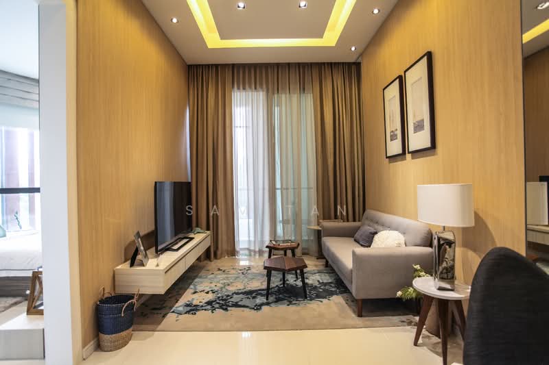 Servis Apartment untuk Dijual di The M @ Medini Macrolink - Sam Tan - Living Room - PropertyGuru.com.my