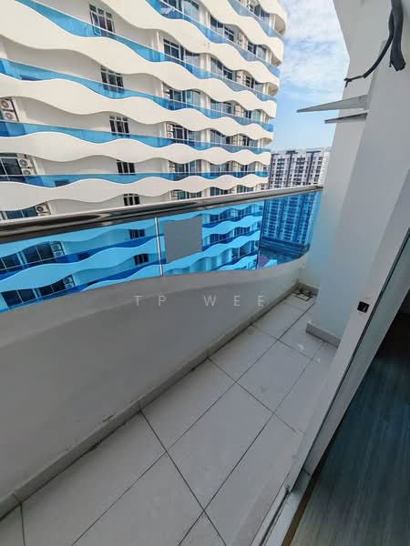 Service Residence for Sale at The Wave Residence - TP Wee - Balcony - PropertyGuru.com.my
