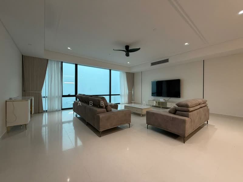Servis Apartment untuk Disewa di Crown Residences @ Pavilion Damansara Heights - Abby Tan - Living Room - PropertyGuru.com.my