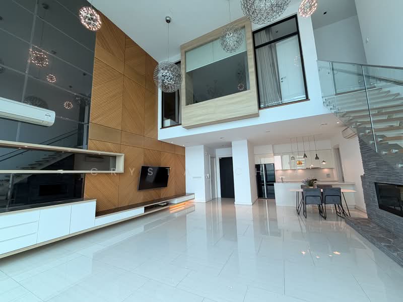 Kondominium untuk Dijual di One Central Park - Crystal Chua - Living Room - PropertyGuru.com.my