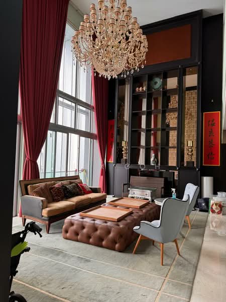 Condominium for Sale at Dua Residency - Alex Goh - Living Room - PropertyGuru.com.my