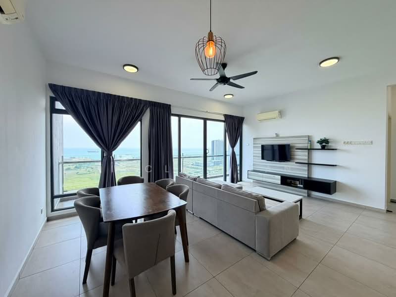 Servis Apartment untuk Dijual di Atlantis Residences (Pangsapuri Atlantis Kota Syahbandar) - Sinclair Tan - Living Room - PropertyGuru.com.my