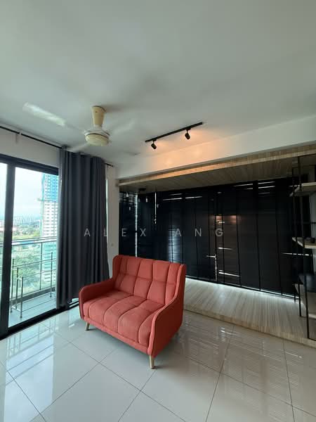 Service Residence for Sale at The Leafz @ Dedaun - Alex Ang - Living Room - PropertyGuru.com.my