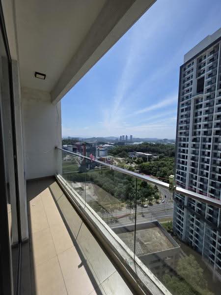Service Residence for Sale at Cybersquare - Fong Qi Jing - Balcony - PropertyGuru.com.my