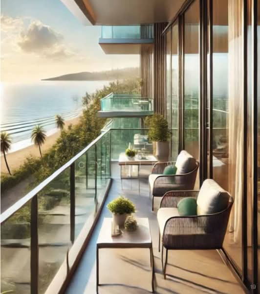 Servis Apartment untuk Dijual di Clarissa Serviced Suites - CY Liew - Balcony - PropertyGuru.com.my