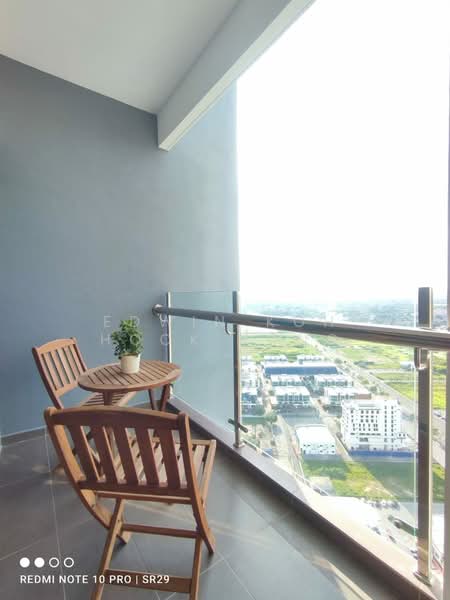 Service Residence for Rent at Atlantis Residences (Pangsapuri Atlantis Kota Syahbandar) - Edwin Koh Hock Yong - Balcony - PropertyGuru.com.my