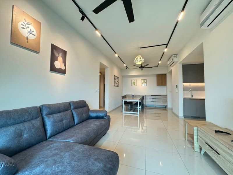 Servis Apartment untuk Disewa di Residensi Solaris Parq - John Lam - Living Room - PropertyGuru.com.my