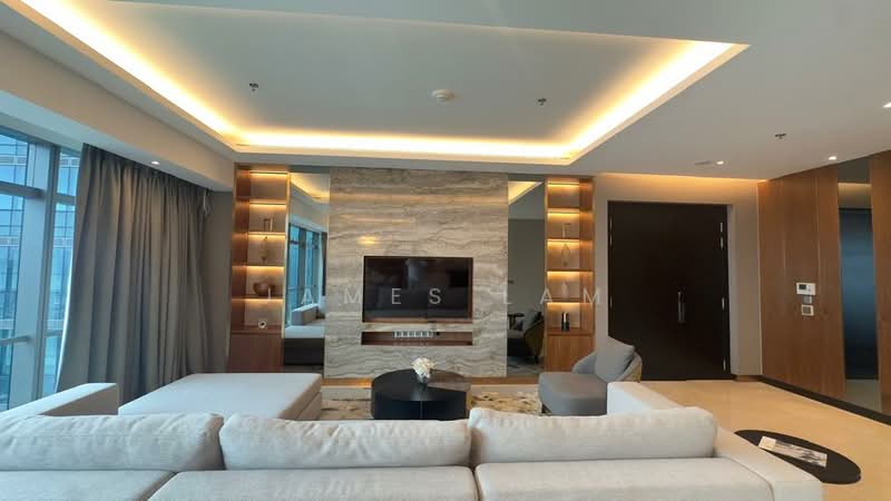 Servis Apartment untuk Dijual di The Ritz-Carlton Residences - James Lam - Living Room - PropertyGuru.com.my