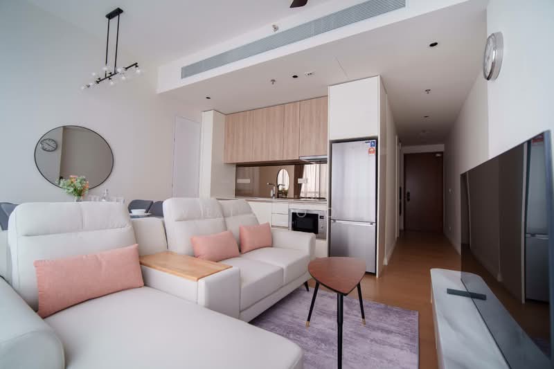 Service Residence for Rent at TRX Residences - Weis Oon - Living Room - PropertyGuru.com.my