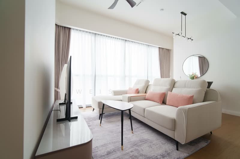 Service Residence for Rent at TRX Residences - Weis Oon - Living Room - PropertyGuru.com.my