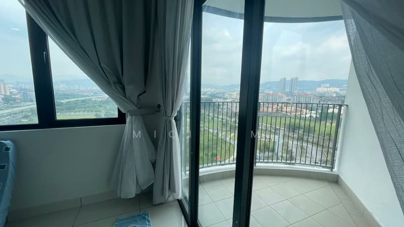Servis Apartment untuk Dijual di Parc 3 - MiQi Lim - Balcony - PropertyGuru.com.my