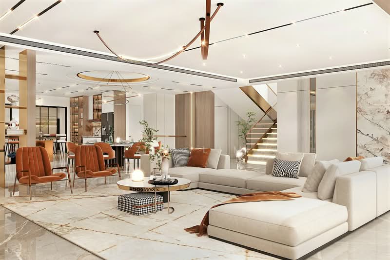 Zero-Lot Bungalow for Sale in Puchong (Selangor) - Zed Lim - Living Room - PropertyGuru.com.my