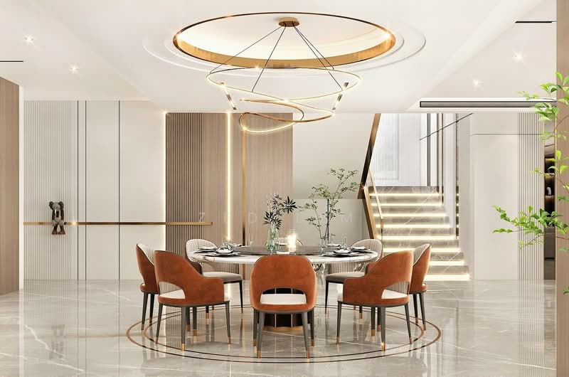 Zero-Lot Bungalow for Sale in Puchong (Selangor) - Zed Lim - Dining Room - PropertyGuru.com.my