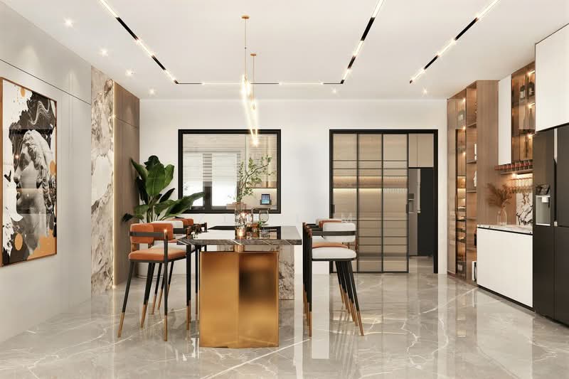 Zero-Lot Bungalow for Sale in Puchong (Selangor) - Zed Lim - Dining Room - PropertyGuru.com.my