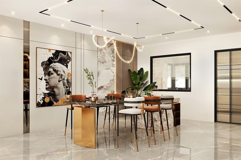 Zero-Lot Bungalow for Sale in Puchong (Selangor) - Zed Lim - Dining Room - PropertyGuru.com.my