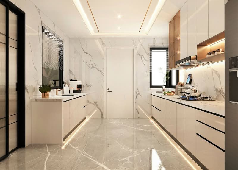 Zero-Lot Bungalow for Sale in Puchong (Selangor) - Zed Lim - Kitchen - PropertyGuru.com.my