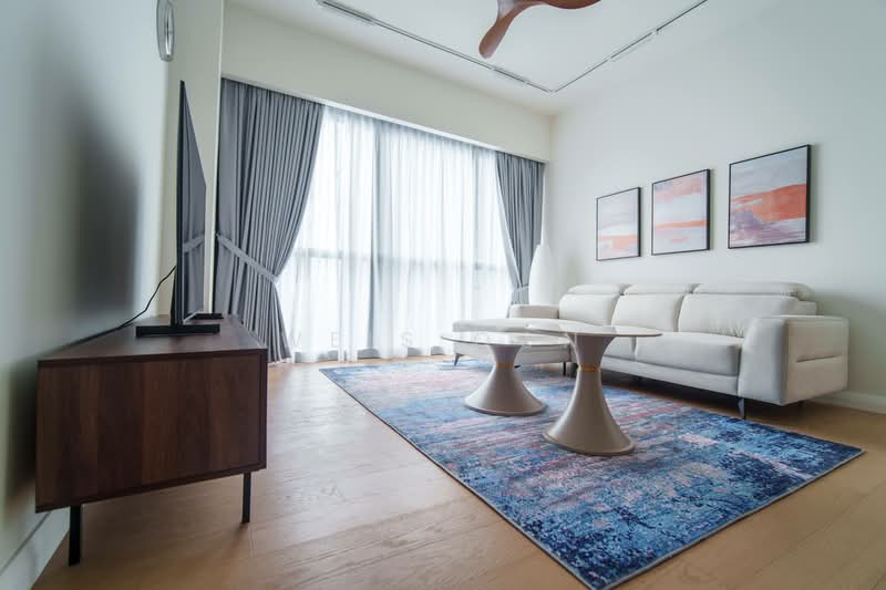 Service Residence for Rent at TRX Residences - Weis Oon - Living Room - PropertyGuru.com.my