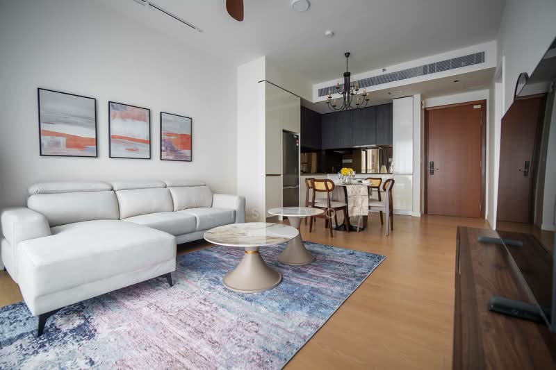 Service Residence for Rent at TRX Residences - Weis Oon - Living Room - PropertyGuru.com.my