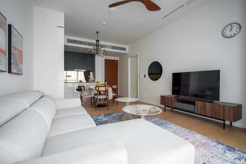 Service Residence for Rent at TRX Residences - Weis Oon - Living Room - PropertyGuru.com.my