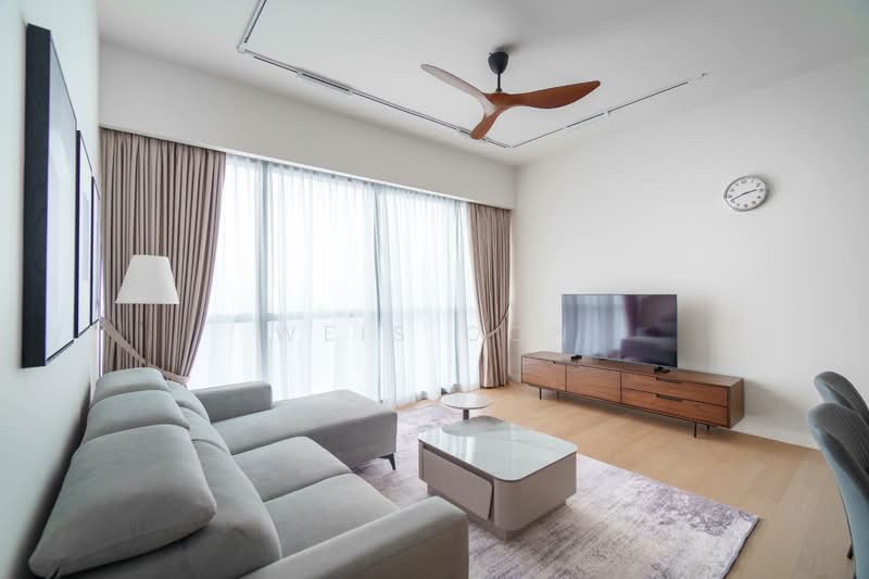 Service Residence for Rent at TRX Residences - Weis Oon - Living Room - PropertyGuru.com.my